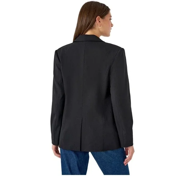 Edited x Hunter McGrady Womens Classic Blazer Black 4-Button Jacket Medium NWT - Picture 3 of 7